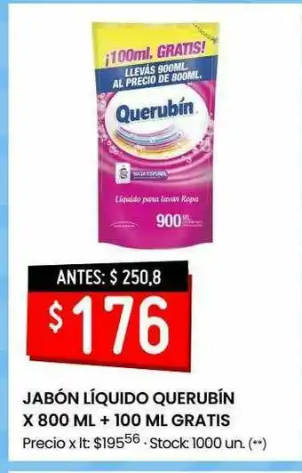 Changomas Jabón Líquido Querubín oferta