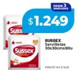 Supermayorista Vital Sussex servilletas oferta