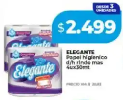 Supermayorista Vital Elegante papel higienico d/h rinde mas oferta