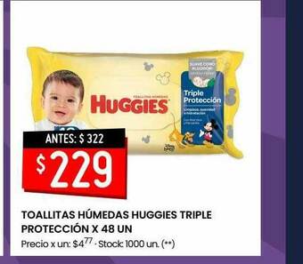 Changomas Toallitas Húmedas Huggies Triple Protección oferta