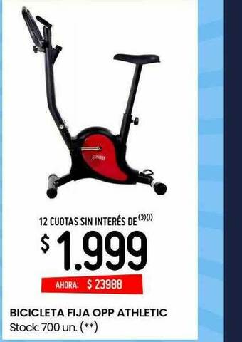 Changomas Bicicleta Fija Opp Athletic oferta