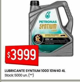 Changomas Lubricante Syntium 1000 10w40 4l oferta