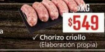 Supermercados Aiello Chorizo Criollo oferta