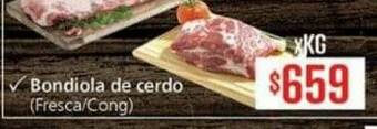 Supermercados Aiello Bondiola De Cerdo oferta