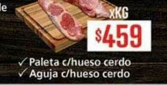 Supermercados Aiello Paleta C Hueso Cerdo Aguja C Hueso Cerdo oferta