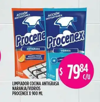 Supermercados Toledo Limpiador Cocina Antigrasa Naranja Vidrios Procenex oferta