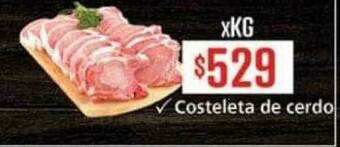 Supermercados Aiello Costeleta De Cerdo oferta