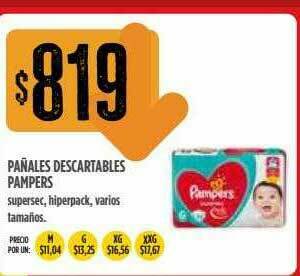 Supermercados Vea Pañales Descartables Pampers oferta