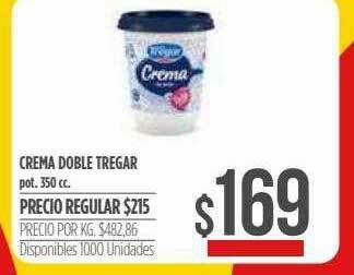 Supermercados Vea Crema Doble Tregar oferta