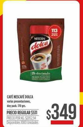 Supermercados Vea Café Nescafé Dolca oferta
