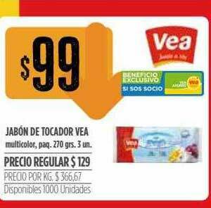 Supermercados Vea Jabón De Tocador Vea oferta