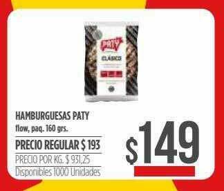 Supermercados Vea Hamburguesas Paty oferta