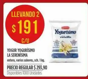 Supermercados Vea Yogur Yogurísimo La Serenísima oferta