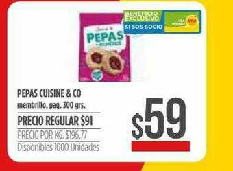 Supermercados Vea Pepas Cuisine & Co oferta