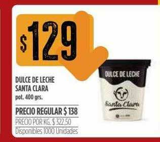 Supermercados Vea Dulce De Leche Santa Clara oferta
