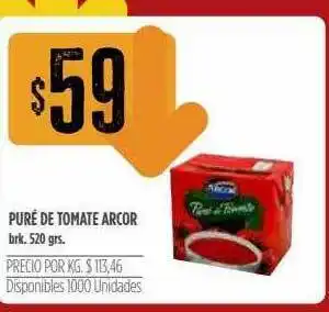 Supermercados Vea Puré De Tomate Arcor oferta