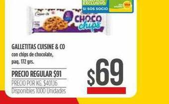 Supermercados Vea Galletitas Cuisine & Co oferta