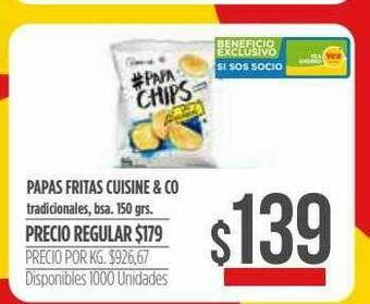 Supermercados Vea Papas Fritas Cuisine & Co oferta