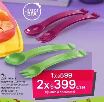 Tupperware Infantil Tupperkids Cubiertos oferta