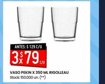 Walmart Vaso Pekin X 350 Ml Rigolleau oferta