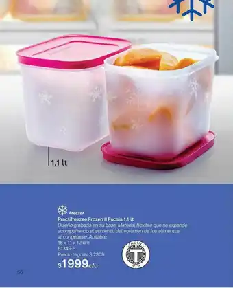 Freezer Practifreezee Frozen Ii Fucsia 1.1 Lt