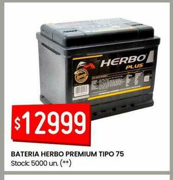 Walmart Bateria Herbo Premium Tipo 75 oferta