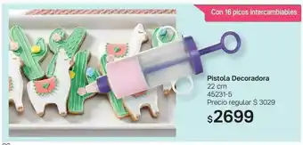 Tupperware Pistola Decorada oferta