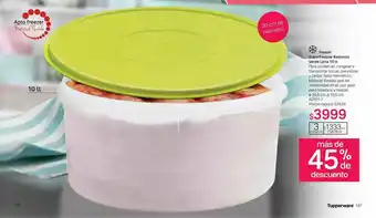 Tupperware Freezer Superfreezee Redondo Verde Lima 10 Lt oferta