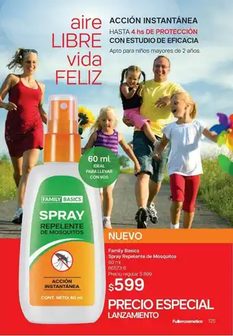 Family Basics Spray Repelente De Mosquitos