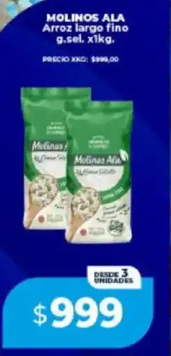 Supermayorista Vital Molinos ala arroz largo fino g.sel. oferta