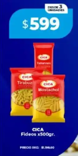 Supermayorista Vital Cica fideos oferta