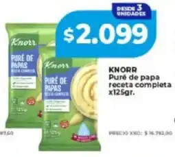 Supermayorista Vital Knorr puré de papa receta completa oferta
