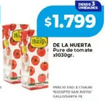 Supermayorista Vital De la huerta pure de tomate oferta