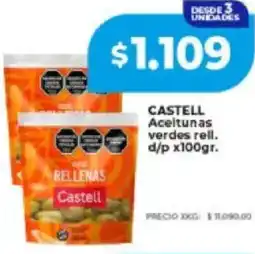 Supermayorista Vital Castell aceitunas verdes rell. d/p oferta