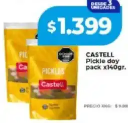 Supermayorista Vital Castell pickle doy pack oferta