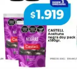 Supermayorista Vital Castell aceituna negra doy pack oferta