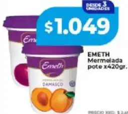 Supermayorista Vital Emeth mermelada pote oferta