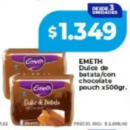 Supermayorista Vital Emeth dulce de batata/con chocolate pouch oferta