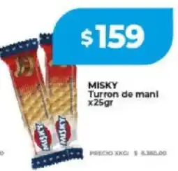 Supermayorista Vital Misky turron de manl oferta