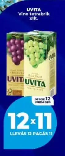 Supermayorista Vital Uvita vino tetrabrik oferta