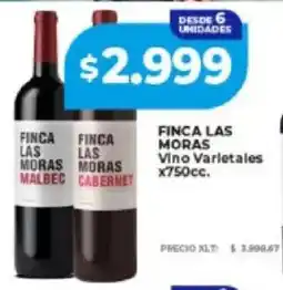 Supermayorista Vital Finca las moras vino varietales oferta