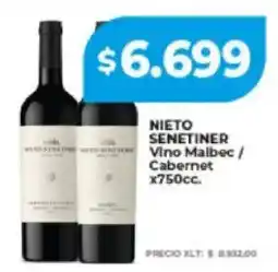 Supermayorista Vital Nieto senetiner vino malbec / cabernet oferta