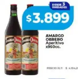Supermayorista Vital Amargo obrero aperitivo oferta