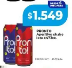 Supermayorista Vital Pronto aperitivo shake lata oferta