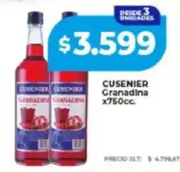 Supermayorista Vital Cusenier granadina oferta