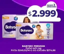 Supermayorista Vital Babysec premium pañal soft reg oferta