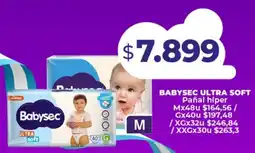 Supermayorista Vital Babysec ultra soft pañal hiper oferta