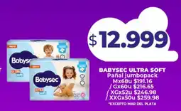 Supermayorista Vital Babysec ultra soft pañal jumbopack oferta