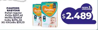Babysan pañal regular