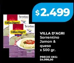 Supermayorista Vital Villa d'agri sorrentino jamon & queso oferta